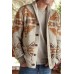 Men's Fashion Jacquard Sweater Long-sleeved Jacket