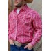 Men's Pink Printed Casual Shirt