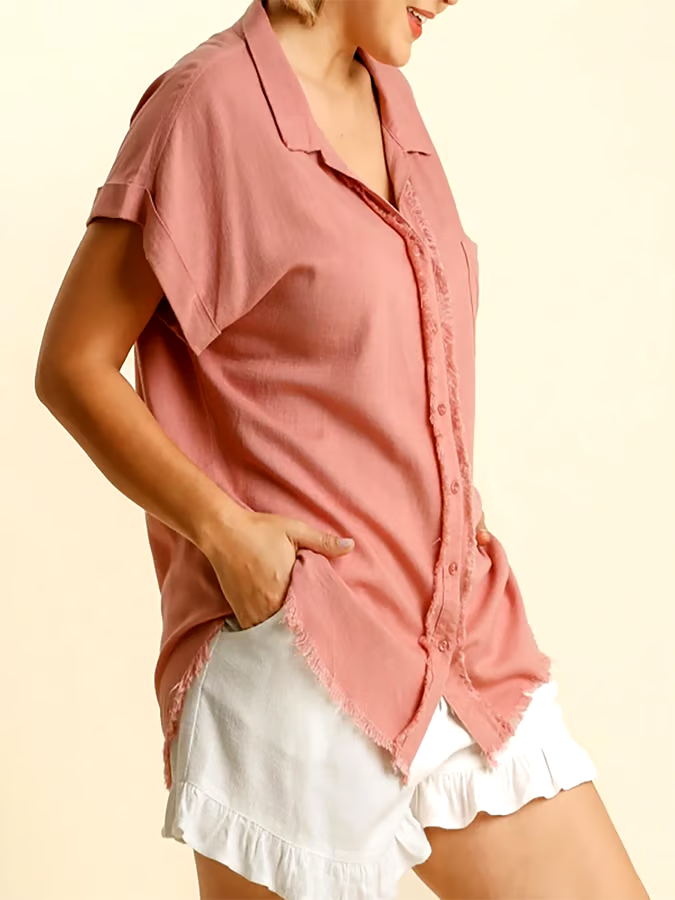 Women's Summer Cotton&Linen Short Sleeves Women's Summer Cotton&Linen Short Sleeves