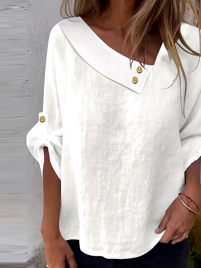 Women'S Casual Solid Color Tops Shirts Women'S Casual Solid Color Tops Shirts