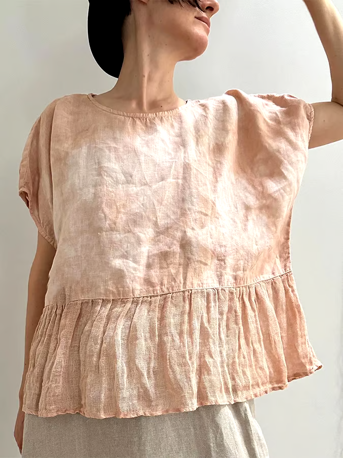 Women's Summer Cotton&Linen Sleeveless T-Shirt Women's Summer Cotton&Linen Sleeveless T-Shirt