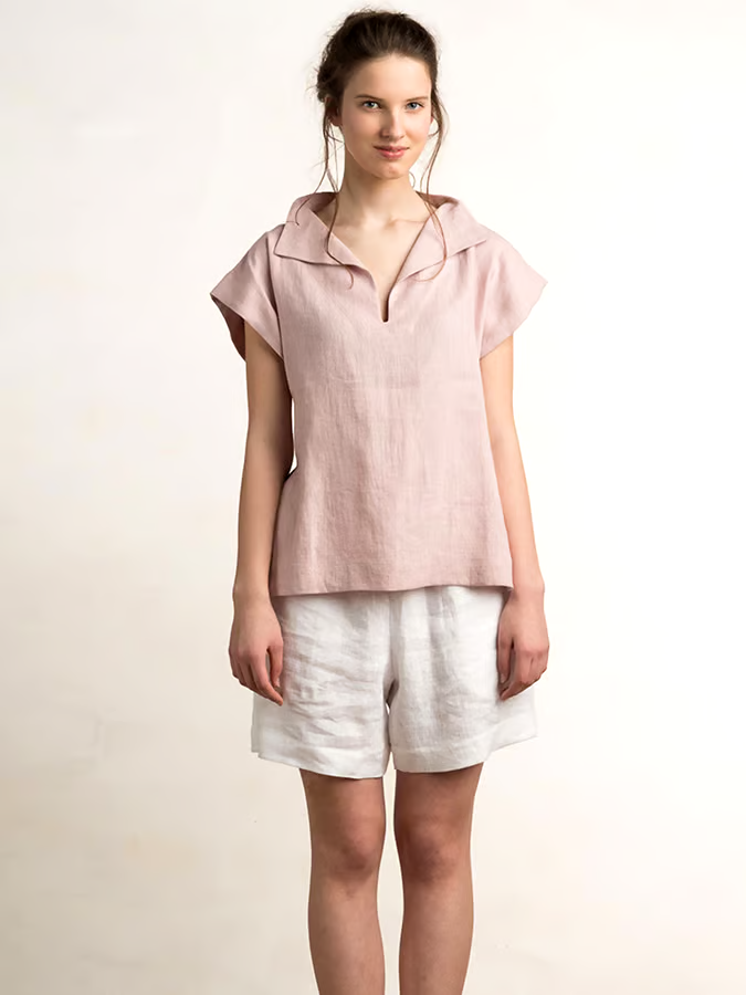 Women's Summer Short Sleeve Cotton&Linen T-Shirt Women's Summer Short Sleeve Cotton&Linen T-Shirt
