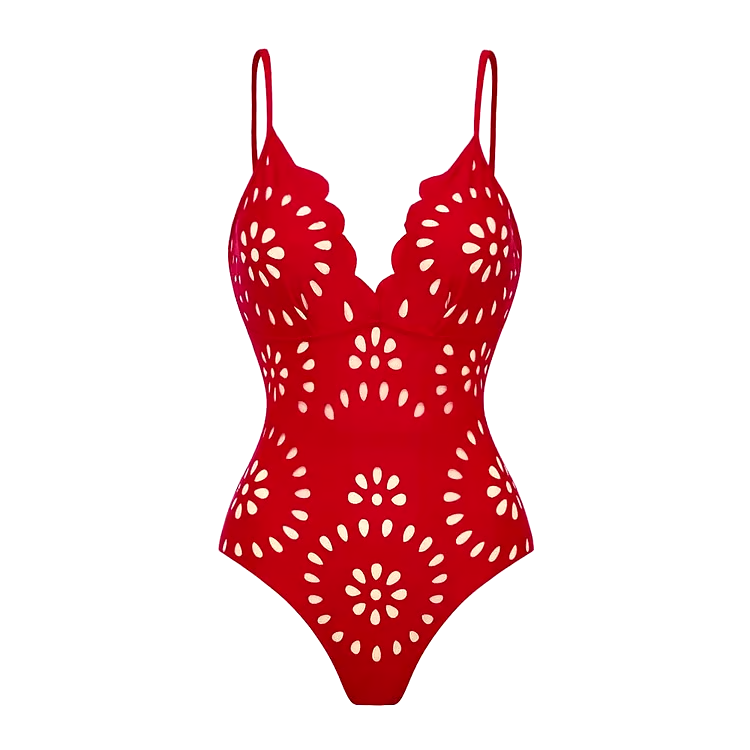 DBVACAY Laser Cutting Flower Hollow Swimsuit DBVACAY Laser Cutting Flower Hollow Swimsuit