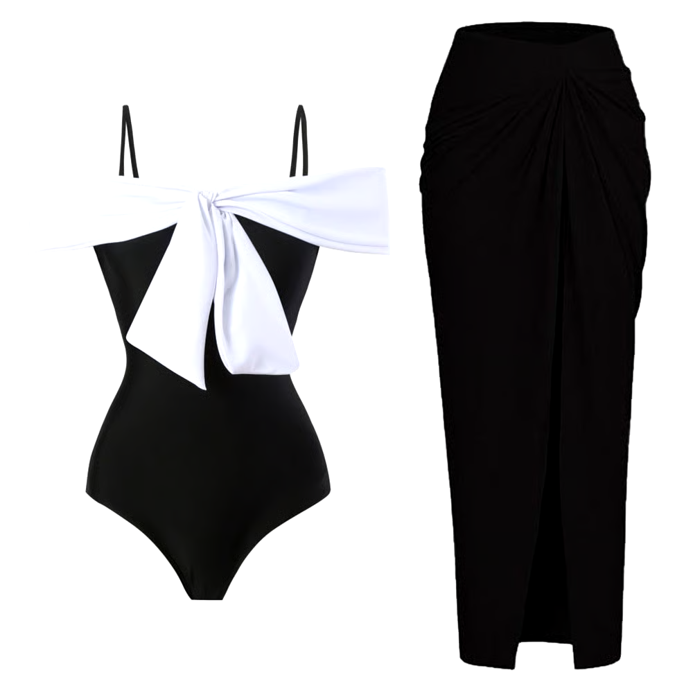 Retro Hepburn Style Swimsuit Set Retro Hepburn Style Swimsuit Set