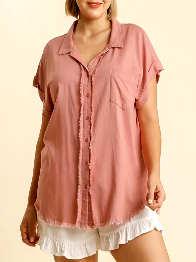 Women's Summer Cotton&Linen Short Sleeves Women's Summer Cotton&Linen Short Sleeves