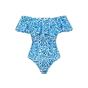 Ruffle Printed One Piece  Swimsuit Set Ruffle Printed One Piece  Swimsuit Set