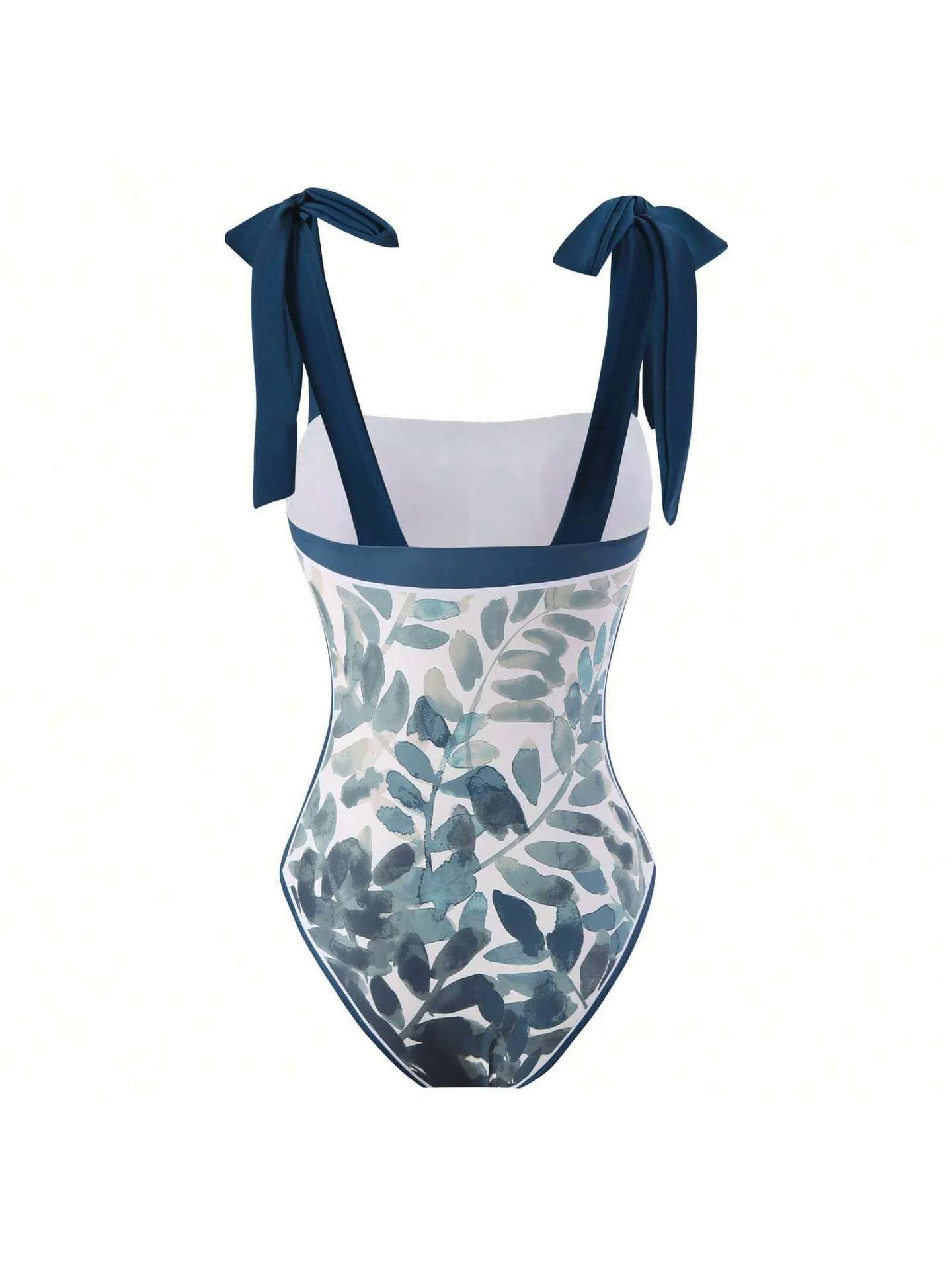Tie-shoulder Print Two Piece Swimsuit Set Tie-shoulder Print Two Piece Swimsuit Set