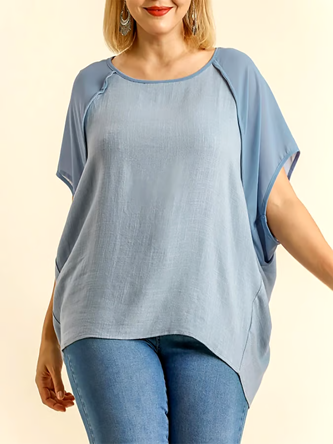 Women's Summer Cotton&Linen Short-Sleeved T-Shirt Women's Summer Cotton&Linen Short-Sleeved T-Shirt